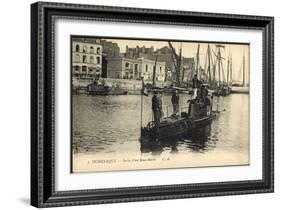 Französisches U Boot, Dunkerque, Sous Marin-null-Framed Giclee Print