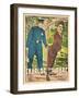 Französisches Werbeplakat für Charlie Chaplins vierten Film 'In The Park' (1915)-null-Framed Giclee Print