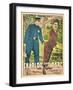 Französisches Werbeplakat für Charlie Chaplins vierten Film 'In The Park' (1915)-null-Framed Giclee Print