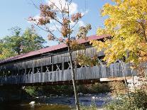 Albany Covered Bridge Over Swift River, Kangamagus Highway, New Hampshire, USA-Fraser Hall-Photographic Print