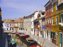 Canal in Burano, Venice, Italy-Fraser Hall-Photographic Print