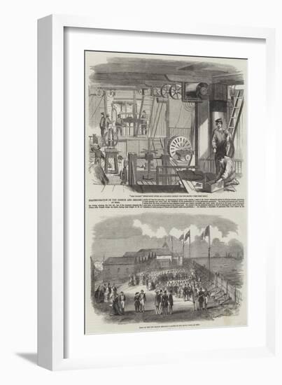 Fraternisation of the French and English at Deal-null-Framed Giclee Print