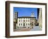 Fraternita Dei Laici Building and Church of Santa Maria Della Pieve, Piazza Vasari, Arezzo, Italy-Nico Tondini-Framed Photographic Print