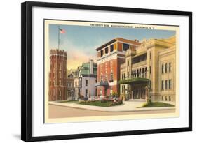 Fraternity Row, Binhampton-null-Framed Art Print