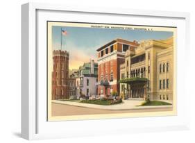 Fraternity Row, Binhampton-null-Framed Art Print