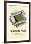 Fratton Park - Dave Thompson Contemporary Travel Print-Dave Thompson-Framed Giclee Print