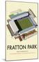 Fratton Park - Dave Thompson Contemporary Travel Print-Dave Thompson-Mounted Giclee Print