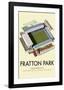 Fratton Park - Dave Thompson Contemporary Travel Print-Dave Thompson-Framed Giclee Print