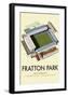 Fratton Park - Dave Thompson Contemporary Travel Print-Dave Thompson-Framed Giclee Print