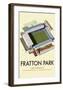 Fratton Park - Dave Thompson Contemporary Travel Print-Dave Thompson-Framed Giclee Print