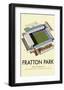 Fratton Park - Dave Thompson Contemporary Travel Print-Dave Thompson-Framed Giclee Print