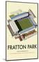 Fratton Park - Dave Thompson Contemporary Travel Print-Dave Thompson-Mounted Giclee Print