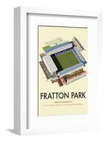 Fratton Park - Dave Thompson Contemporary Travel Print-Dave Thompson-Framed Giclee Print