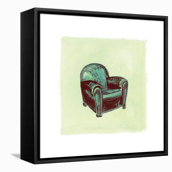 Frau Chair II-Debbie Nicholas-Framed Stretched Canvas