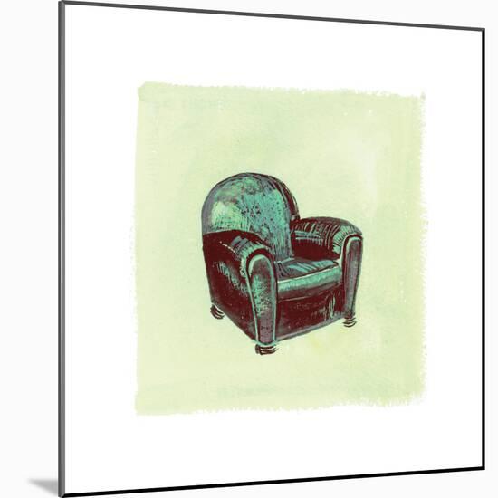 Frau Chair II-Debbie Nicholas-Mounted Premium Photographic Print