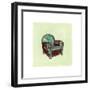 Frau Chair II-Debbie Nicholas-Framed Photographic Print