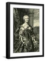 Frau Gottsched-Johann Martin Bernigeroth-Framed Giclee Print