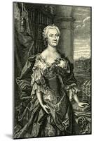 Frau Gottsched-Johann Martin Bernigeroth-Mounted Giclee Print