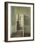 Frau in Einem Hellen Innenraum, 1913-Vilhelm Hammershoi-Framed Giclee Print