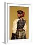 Frau in Unterwaldner Tracht, Frisur, Dutt,Stecknadel-null-Framed Giclee Print