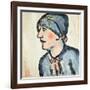 Frau Kirchhof-Alexej Von Jawlensky-Framed Giclee Print