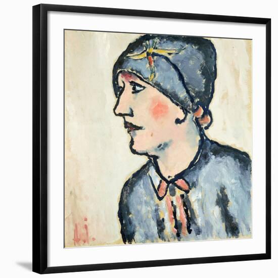 Frau Kirchhof-Alexej Von Jawlensky-Framed Giclee Print