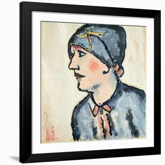 Frau Kirchhof-Alexej Von Jawlensky-Framed Giclee Print