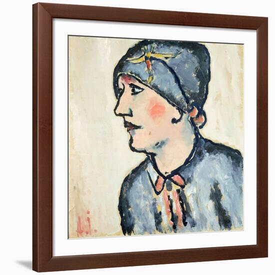 Frau Kirchhof-Alexej Von Jawlensky-Framed Giclee Print