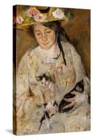 Frau Mit Katzen-Lovis Corinth-Stretched Canvas