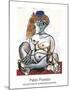Frau mit Turban, 1955-Pablo Picasso-Mounted Art Print