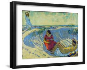 Frauen in den Dünen. 1913-Erich Kuithan-Framed Giclee Print