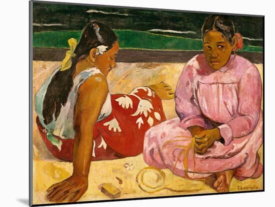 Frauen Von Tahiti (Oder: Am Strand).1891-Paul Gauguin-Mounted Giclee Print