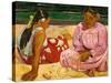 Frauen Von Tahiti (Oder: Am Strand).1891-Paul Gauguin-Stretched Canvas