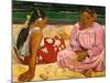 Frauen Von Tahiti (Oder: Am Strand).1891-Paul Gauguin-Mounted Giclee Print