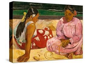 Frauen Von Tahiti (Oder: Am Strand).1891-Paul Gauguin-Stretched Canvas