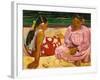 Frauen Von Tahiti (Oder: Am Strand).1891-Paul Gauguin-Framed Giclee Print