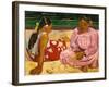 Frauen Von Tahiti (Oder: Am Strand).1891-Paul Gauguin-Framed Giclee Print