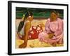 Frauen Von Tahiti (Oder: Am Strand).1891-Paul Gauguin-Framed Giclee Print