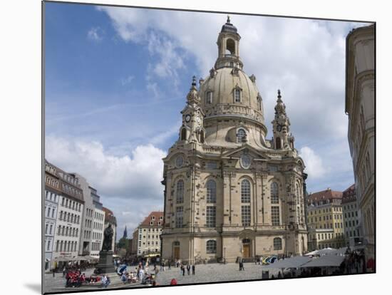 Frauenkirche, Dresden, Saxony, Germany, Europe-Robert Harding-Mounted Photographic Print