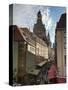 Frauenkirche Looming Over Shopping Area, Dresden, Saxony, Germany, Europe-Michael Snell-Stretched Canvas