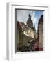 Frauenkirche Looming Over Shopping Area, Dresden, Saxony, Germany, Europe-Michael Snell-Framed Photographic Print