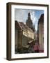 Frauenkirche Looming Over Shopping Area, Dresden, Saxony, Germany, Europe-Michael Snell-Framed Photographic Print