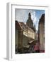 Frauenkirche Looming Over Shopping Area, Dresden, Saxony, Germany, Europe-Michael Snell-Framed Photographic Print