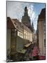 Frauenkirche Looming Over Shopping Area, Dresden, Saxony, Germany, Europe-Michael Snell-Mounted Photographic Print