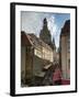 Frauenkirche Looming Over Shopping Area, Dresden, Saxony, Germany, Europe-Michael Snell-Framed Photographic Print