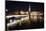 Fraumunster Abbey Night Scenic, Zurich-George Oze-Mounted Photographic Print