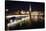Fraumunster Abbey Night Scenic, Zurich-George Oze-Stretched Canvas