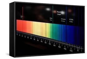 Fraunhofer Lines, Diagram-Detlev Van Ravenswaay-Framed Stretched Canvas