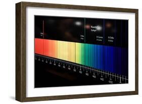 Fraunhofer Lines, Diagram-Detlev Van Ravenswaay-Framed Photographic Print