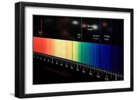 Fraunhofer Lines, Diagram-Detlev Van Ravenswaay-Framed Photographic Print